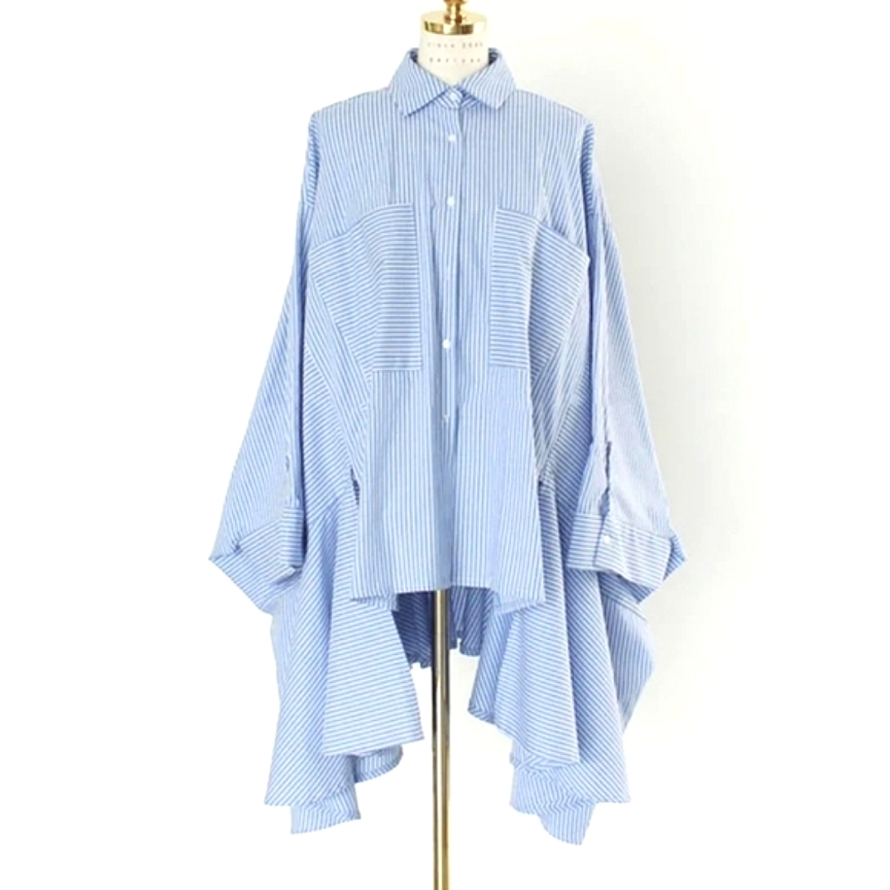 Asian style stripped shirt